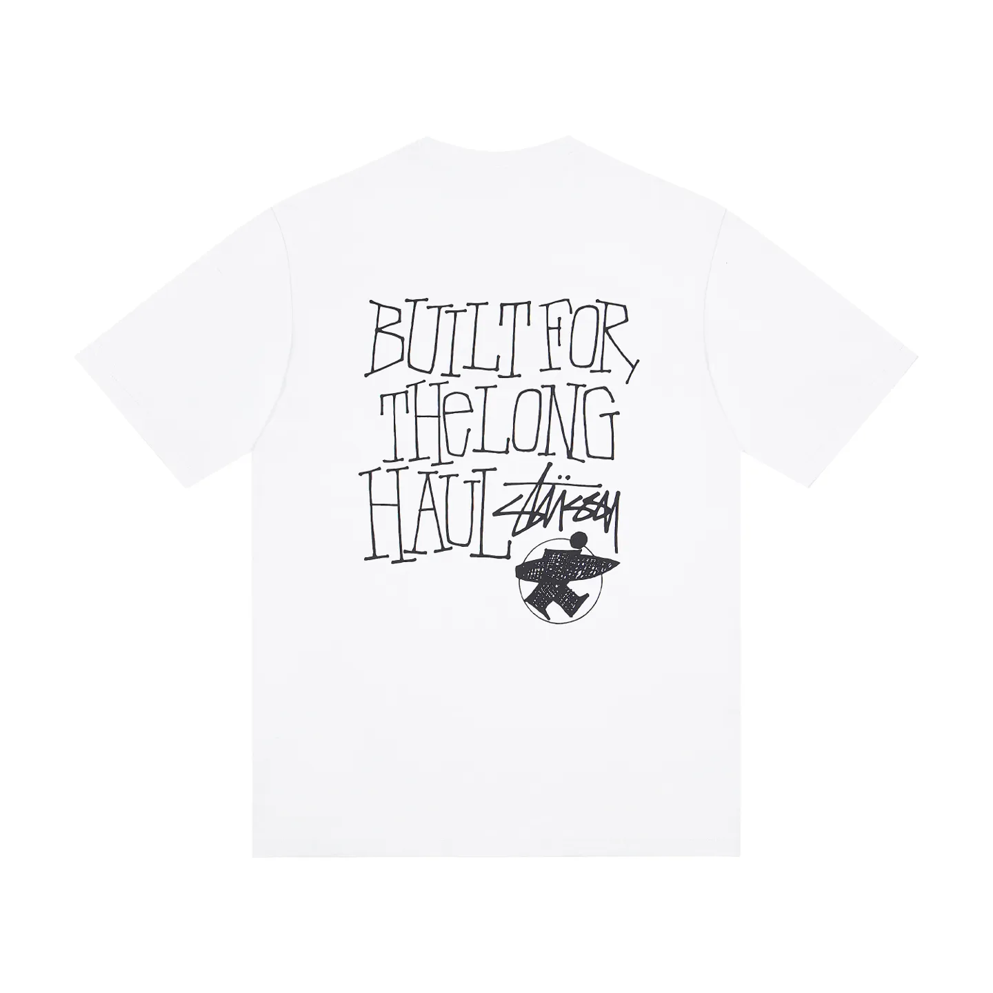 XY 147# P55（ Quality ） Stussy LONG HAUL TEE PIGMENT DYED T Same Style ：Black White Size：S M L XL ： 260 ：